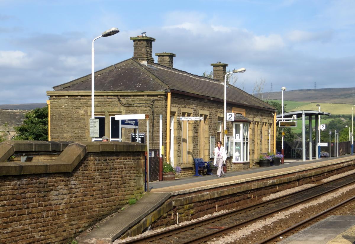 Littleborough Railway Station Photo Rochdale 2 Walsden Todmorden Line. 